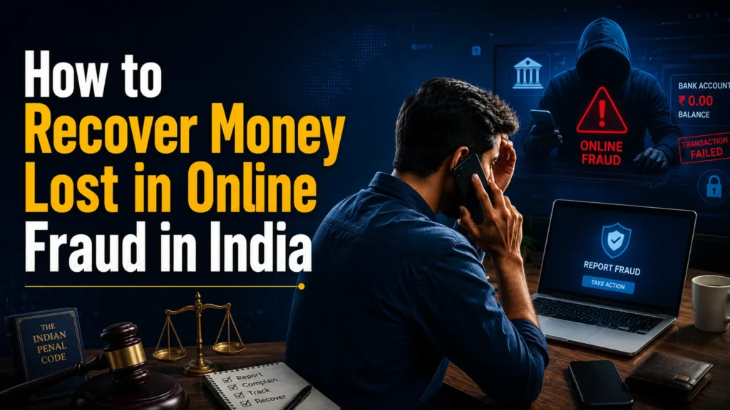 recover money lost in online fraud