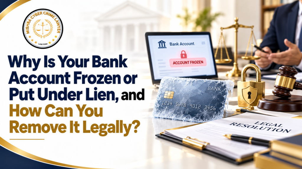 Why Is Your Bank Account Frozen or Put Under Lien, and How Can You Remove It Legally?
